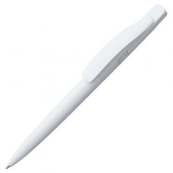Ручка шариковая Prodir DS2 PPP, белая купить с нанесением логотипа оптом на заказ в интернет-магазине Санкт-Петербург