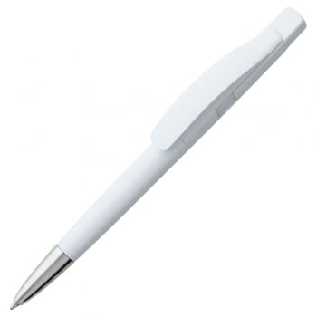 Ручка шариковая Prodir DS2 PPC, белая купить с нанесением логотипа оптом на заказ в интернет-магазине Санкт-Петербург