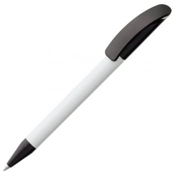 Ручка шариковая Prodir DS3 TPP Special, белая с черным купить с нанесением логотипа оптом на заказ в интернет-магазине Санкт-Петербург