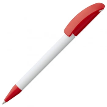 Ручка шариковая Prodir DS3 TPP Special, белая с красным купить с нанесением логотипа оптом на заказ в интернет-магазине Санкт-Петербург