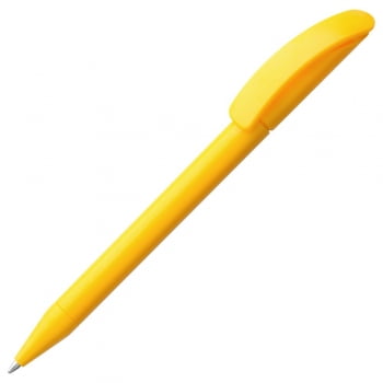 Ручка шариковая Prodir DS3 TPP, желтая купить с нанесением логотипа оптом на заказ в интернет-магазине Санкт-Петербург