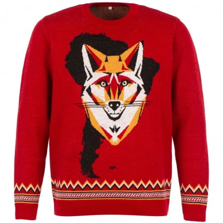 Джемпер Totem Fox, красный купить с нанесением логотипа оптом на заказ в интернет-магазине Санкт-Петербург