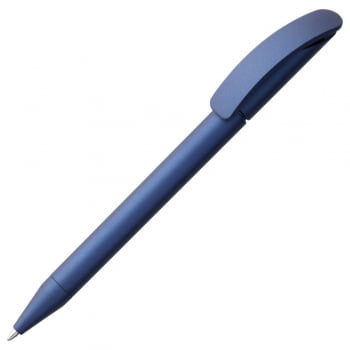 Ручка шариковая Prodir DS3 TVV, синий металлик купить с нанесением логотипа оптом на заказ в интернет-магазине Санкт-Петербург