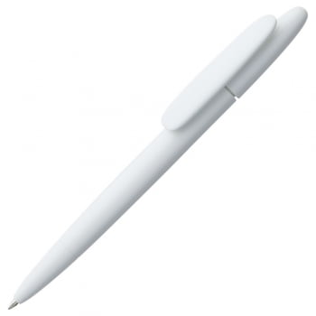 Ручка шариковая Prodir DS5 TPP, белая купить с нанесением логотипа оптом на заказ в интернет-магазине Санкт-Петербург
