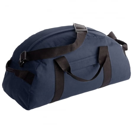 Спортивная сумка Portage, темно-синяя купить с нанесением логотипа оптом на заказ в интернет-магазине Санкт-Петербург