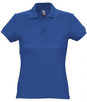 Рубашка поло женская PASSION 170, ярко-синяя (royal) купить с нанесением логотипа оптом на заказ в интернет-магазине Санкт-Петербург