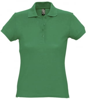 Рубашка поло женская PASSION 170, ярко-зеленая купить с нанесением логотипа оптом на заказ в интернет-магазине Санкт-Петербург