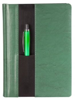 Ежедневник «Футляр», датированный, зеленый купить с нанесением логотипа оптом на заказ в интернет-магазине Санкт-Петербург