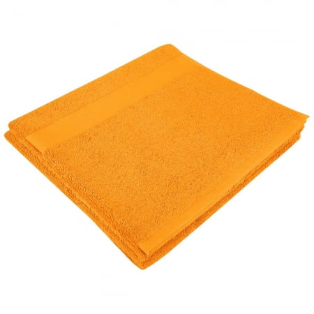 Полотенце Soft Me Large, оранжевое купить с нанесением логотипа оптом на заказ в интернет-магазине Санкт-Петербург