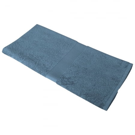 Полотенце Soft Me Medium, дымчато-синий купить с нанесением логотипа оптом на заказ в интернет-магазине Санкт-Петербург