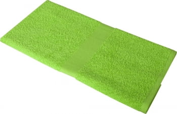 Полотенце махровое Medium, зеленое яблоко купить с нанесением логотипа оптом на заказ в интернет-магазине Санкт-Петербург
