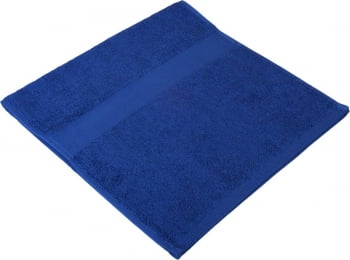Полотенце махровое Small, синее купить с нанесением логотипа оптом на заказ в интернет-магазине Санкт-Петербург