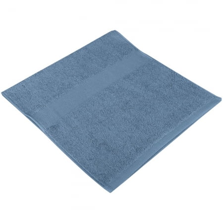 Полотенце Soft Me Small, дымчато-синий купить с нанесением логотипа оптом на заказ в интернет-магазине Санкт-Петербург