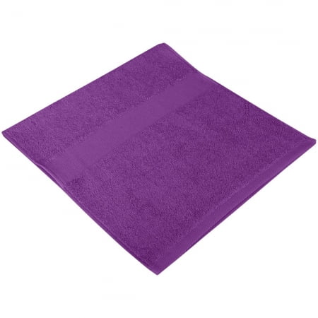 Полотенце Soft Me Small, фиолетовое купить с нанесением логотипа оптом на заказ в интернет-магазине Санкт-Петербург
