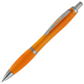 Ручка шариковая Venus, оранжевая купить с нанесением логотипа оптом на заказ в интернет-магазине Санкт-Петербург