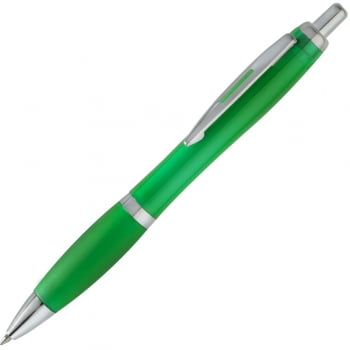 Ручка шариковая Venus, зеленая купить с нанесением логотипа оптом на заказ в интернет-магазине Санкт-Петербург