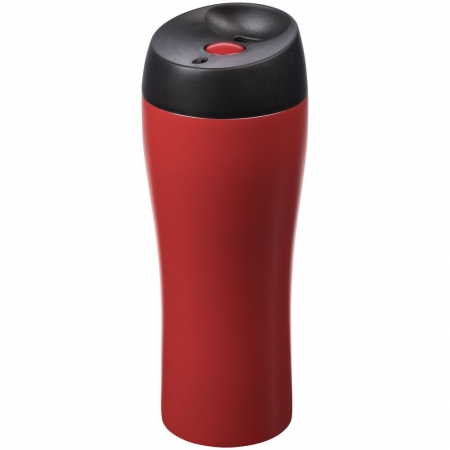Термостакан Solingen, вакуумный, герметичный, красный купить с нанесением логотипа оптом на заказ в интернет-магазине Санкт-Петербург