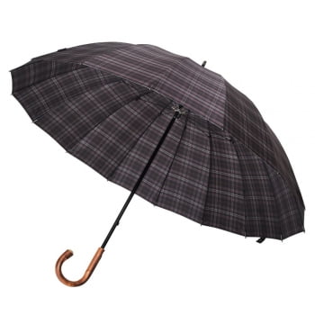 Зонт-трость Big Boss, серый купить с нанесением логотипа оптом на заказ в интернет-магазине Санкт-Петербург