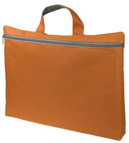 Конференц сумка-папка SIMPLE, оранжевая купить оптом с нанесение логотипа в Санкт-Петербурге