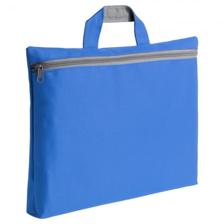 Сумка-папка SIMPLE, ярко-синяя купить с нанесением логотипа оптом на заказ в интернет-магазине Санкт-Петербург