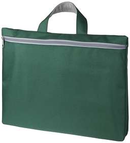 Конференц сумка-папка SIMPLE, зеленая купить оптом с нанесение логотипа в Санкт-Петербурге