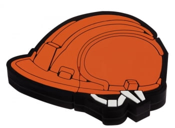 Флешка «Каска», оранжевая, 8 Гб с нанесением логотипа купить оптом в интернет-магазине Санкт-Петербург