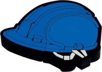Флешка «Каска», синяя, 8 Гб с нанесением логотипа купить оптом в интернет-магазине Санкт-Петербург