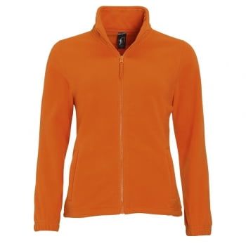 Куртка женская North Women, оранжевая купить с нанесением логотипа оптом на заказ в интернет-магазине Санкт-Петербург