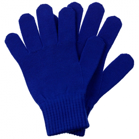 Перчатки Real Talk, синие купить с нанесением логотипа оптом на заказ в интернет-магазине Санкт-Петербург