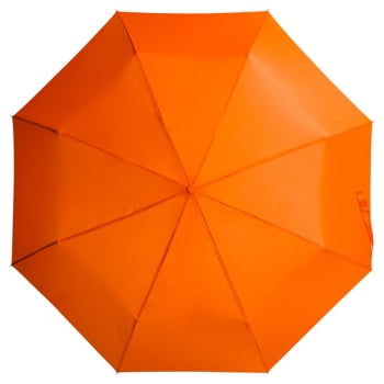 Зонт складной Unit Basic, оранжевый купить с нанесением логотипа оптом на заказ в интернет-магазине Санкт-Петербург