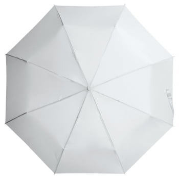 Зонт складной Unit Basic, белый купить с нанесением логотипа оптом на заказ в интернет-магазине Санкт-Петербург