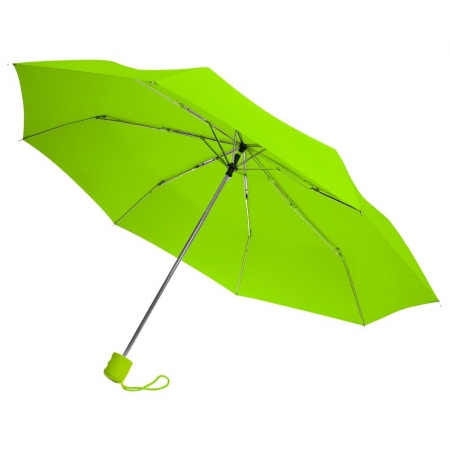 Зонт складной Basic, зеленое яблоко купить с нанесением логотипа оптом на заказ в интернет-магазине Санкт-Петербург