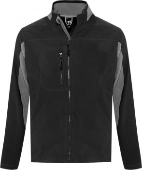 Куртка мужская NORDIC черная купить с нанесением логотипа оптом на заказ в интернет-магазине Санкт-Петербург