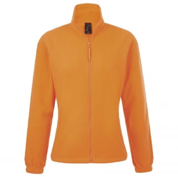 Куртка женская North Women, оранжевый неон купить с нанесением логотипа оптом на заказ в интернет-магазине Санкт-Петербург