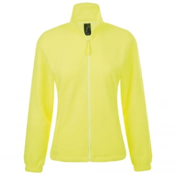 Куртка женская North Women, желтый неон купить с нанесением логотипа оптом на заказ в интернет-магазине Санкт-Петербург