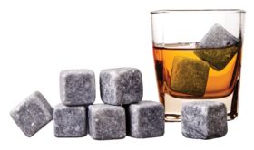 Камни для виски Whisky Stones купить оптом с нанесение логотипа в Санкт-Петербурге