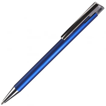 Ручка шариковая Stork, синяя купить с нанесением логотипа оптом на заказ в интернет-магазине Санкт-Петербург