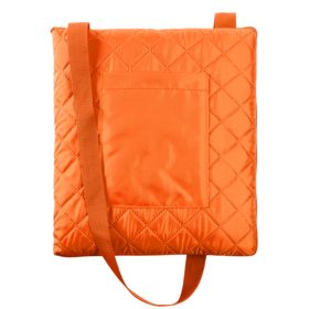 Плед для пикника Soft & dry, ярко-оранжевый купить оптом с нанесение логотипа в Санкт-Петербурге