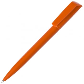 Ручка шариковая Flip, оранжевая купить с нанесением логотипа оптом на заказ в интернет-магазине Санкт-Петербург