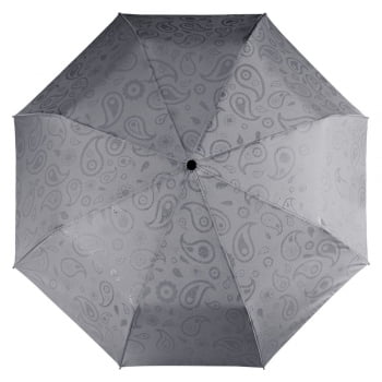 Зонт складной Magic с проявляющимся рисунком, серый купить с нанесением логотипа оптом на заказ в интернет-магазине Санкт-Петербург