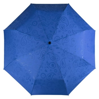 Зонт складной Magic с проявляющимся рисунком, синий купить с нанесением логотипа оптом на заказ в интернет-магазине Санкт-Петербург