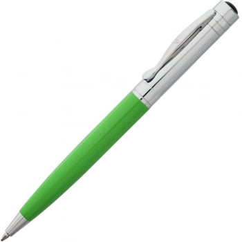 Ручка шариковая Promise, зеленая купить с нанесением логотипа оптом на заказ в интернет-магазине Санкт-Петербург