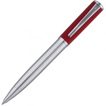 Ручка шариковая Banzai Soft Touch, красная купить с нанесением логотипа оптом на заказ в интернет-магазине Санкт-Петербург