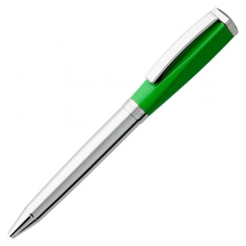 Ручка шариковая Bison, зеленая купить с нанесением логотипа оптом на заказ в интернет-магазине Санкт-Петербург