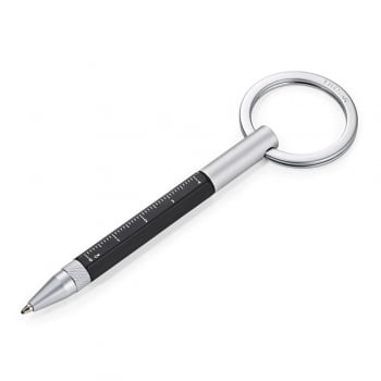 Ручка-брелок Construction micro, черный купить с нанесением логотипа оптом на заказ в интернет-магазине Санкт-Петербург