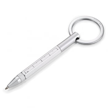 Ручка-брелок Construction micro, белый купить с нанесением логотипа оптом на заказ в интернет-магазине Санкт-Петербург