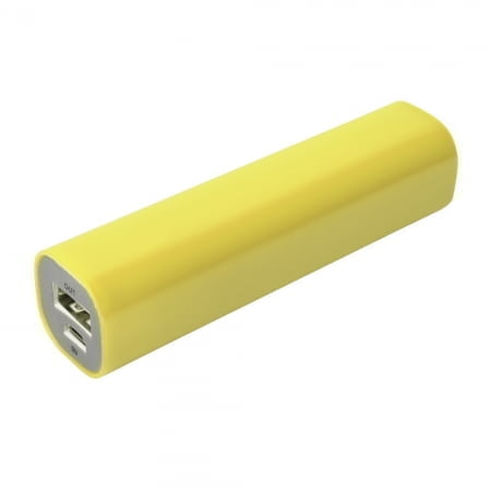 Внешний аккумулятор Easy Shape 2000 мАч, желтый купить с нанесением логотипа оптом на заказ в интернет-магазине Санкт-Петербург
