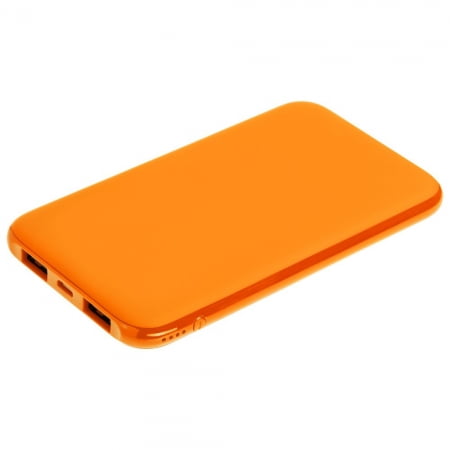 Внешний аккумулятор Uniscend Half Day Compact 5000 мAч, оранжевый купить с нанесением логотипа оптом на заказ в интернет-магазине Санкт-Петербург