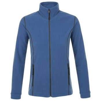 Куртка женская NOVA WOMEN 200, синяя с серым купить с нанесением логотипа оптом на заказ в интернет-магазине Санкт-Петербург