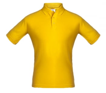 Рубашка поло Unit Virma, желтая купить с нанесением логотипа оптом на заказ в интернет-магазине Санкт-Петербург